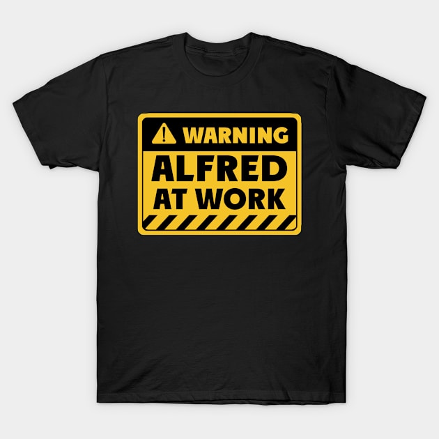 Alfred at work T-Shirt by EriEri